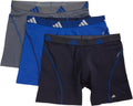 adidas Men's Performance Athletic Mesh Boxer Briefs 3-Pack - Sport Fit