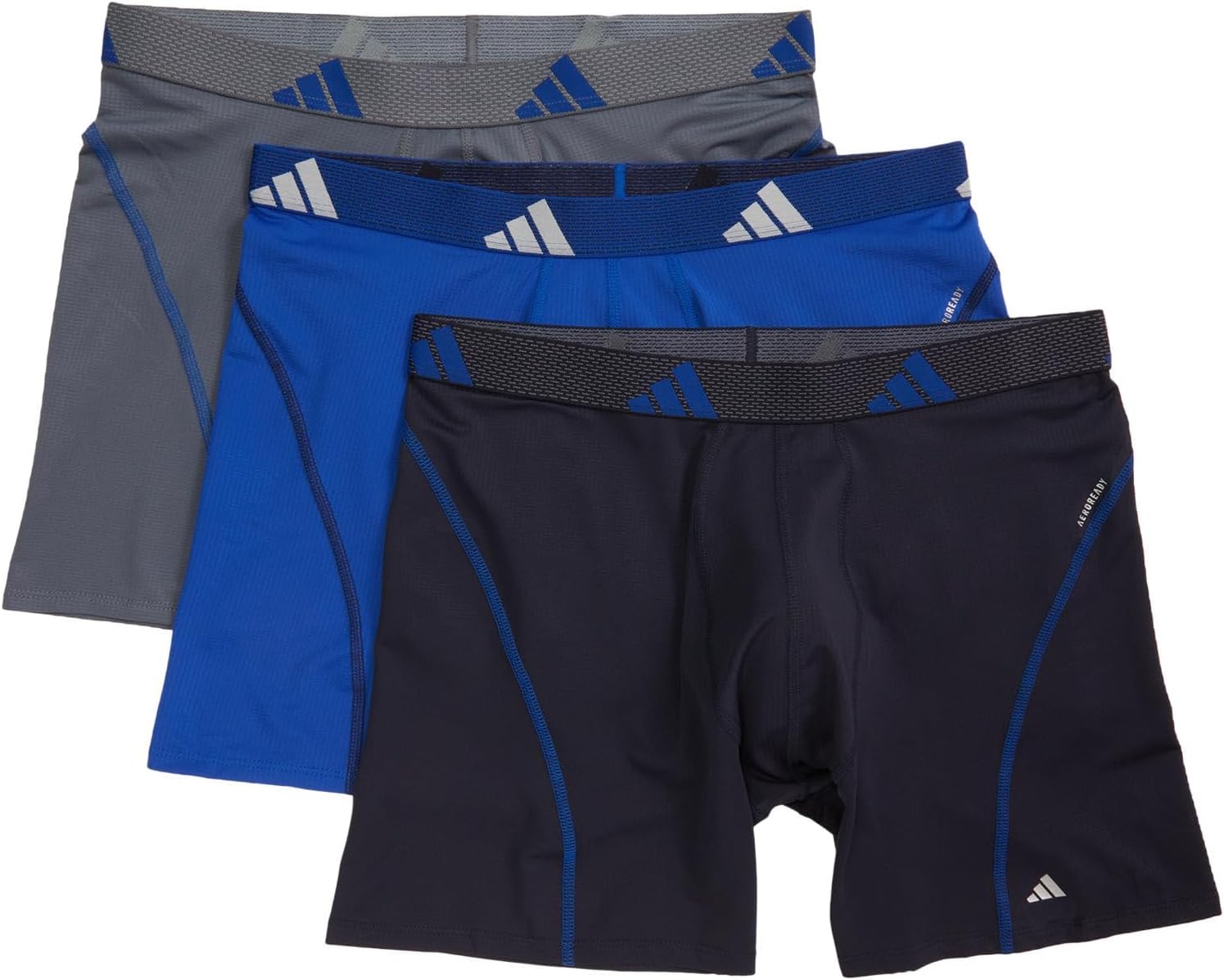 adidas Men's Performance Athletic Mesh Boxer Briefs 3-Pack