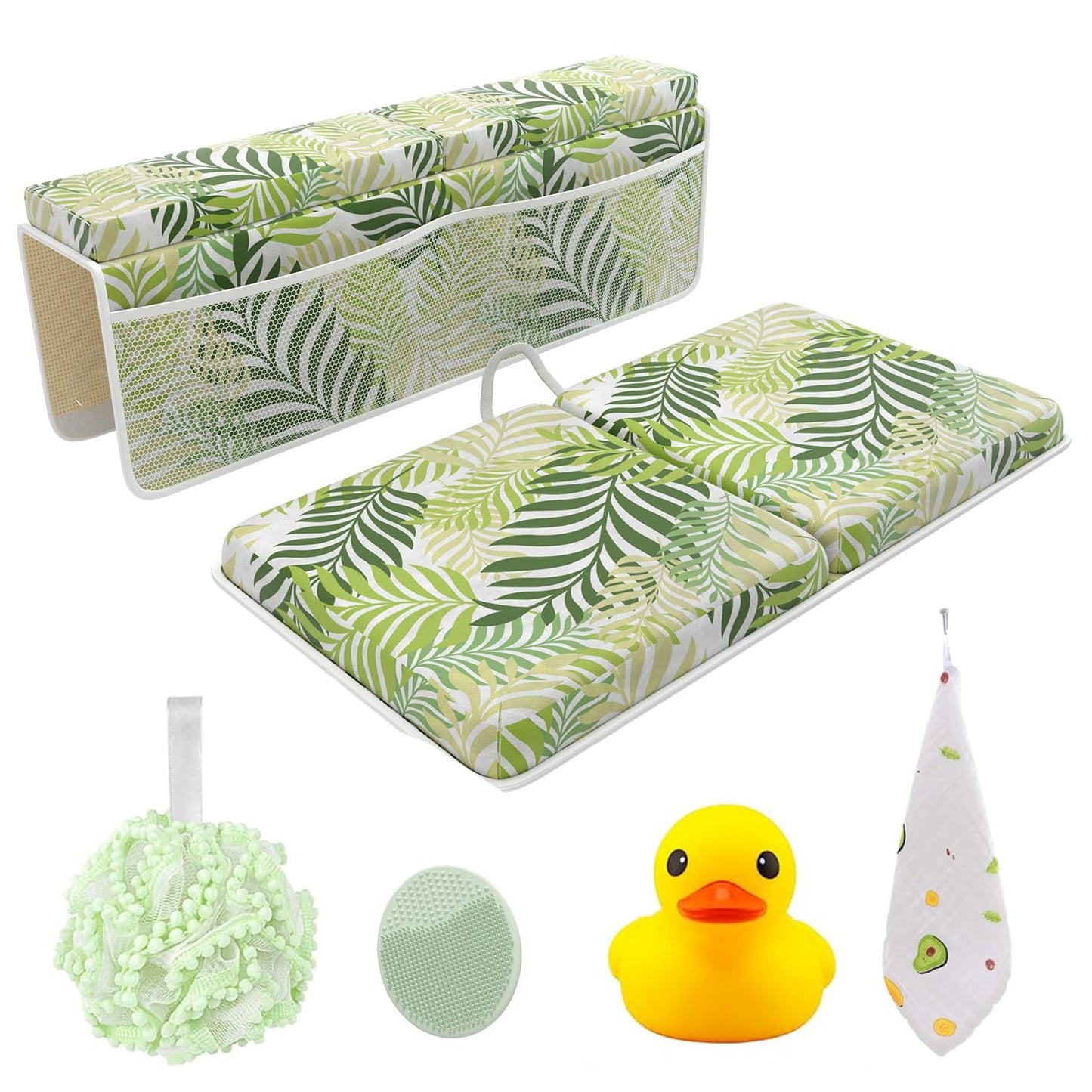Sleepah Bath Kneeler and Elbow Rest Pad Set for Comfortable Bathing
