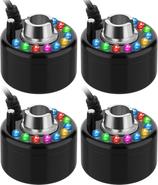 4 Pcs Halloween Mist Maker Fogger for Spooky Atmosphere Creation