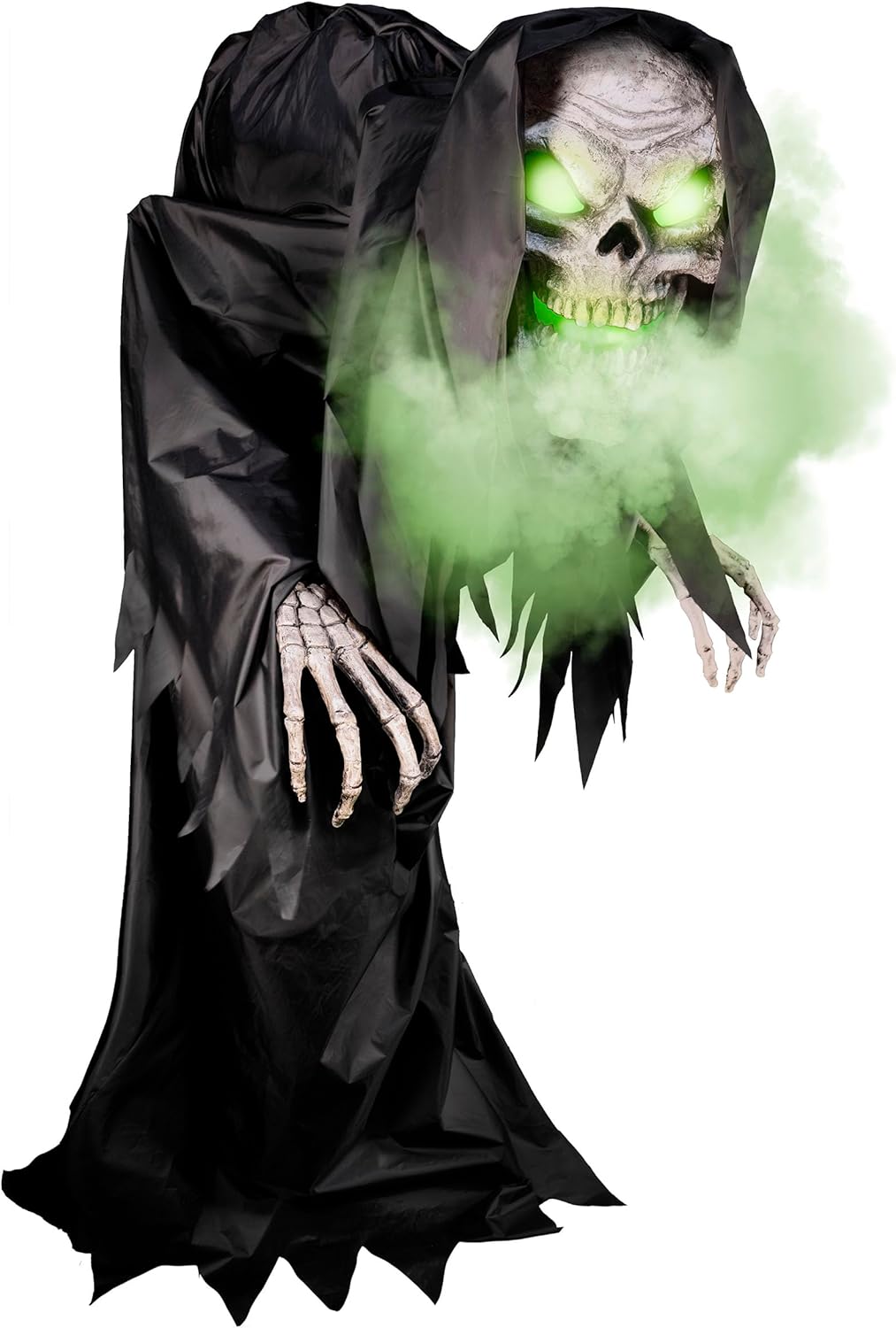 Haunted Hill Farm Motion-Activated Hunched Skeleton Reaper