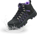 Waterproof Steel Toe Boots for Women Wide Width - Slip (Style YT3V)