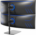 VIVO Freestanding Dual Vertically Stacked Monitor Stand for Ultrawide