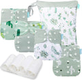 Baby Cloth Diapers Set 4-Pack - Adjustable Pocket Diapers for 0-3