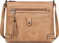 Large Crossbody Purses for Women - Spacious Multi Pocket Leather Bag