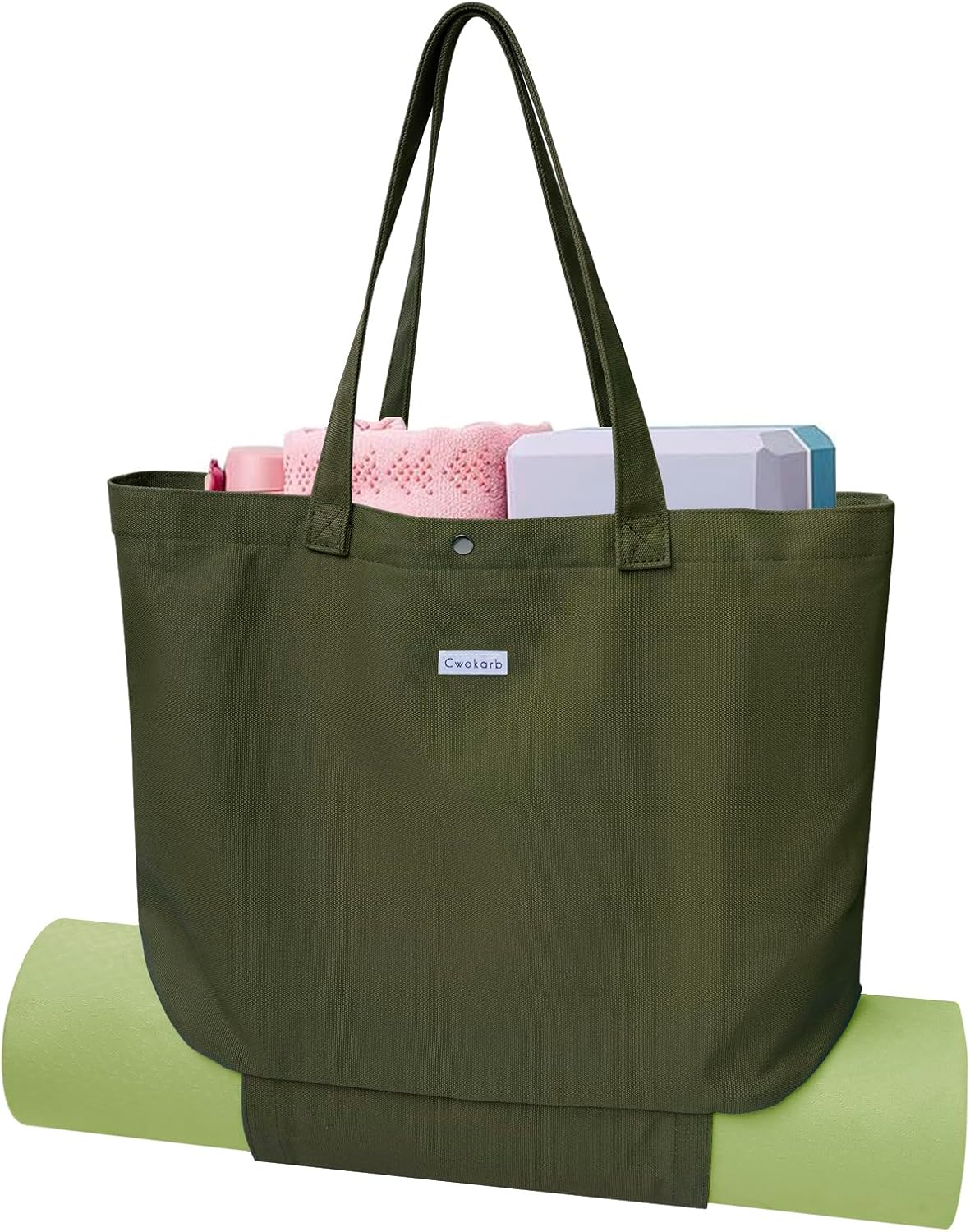 Canvas Yoga Bag for Women - Multi-functional Carryall