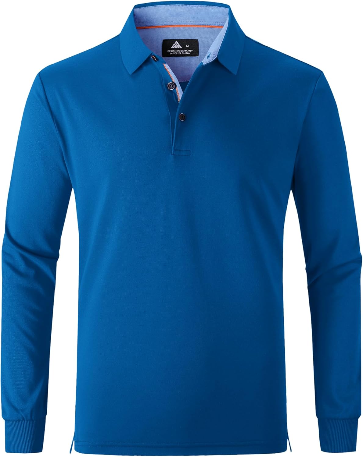 Moisture Wicking Long Sleeve Polo Shirts for Men - Casual Style