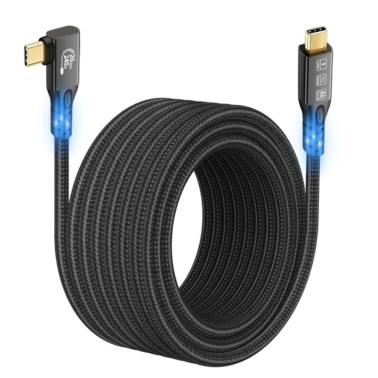 CHENLENIC 20Gbps 4K@60Hz PD Fast Charge Cable