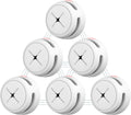 Interlinked Smoke Detector 6-Pack - 10-Year Battery Life, RF Range