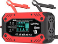 Battery Charger 10-Amp 12V/24V Smart Trickle Charger - Fast Maintainer