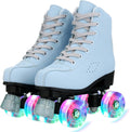 Comeon Roller Skates for Women - High-Top PU Leather Skates