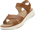 UBFEN Womens Platform Sandals Comfortable Lightweight Walking Ankle