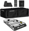 Universal 64 x 39 x 6 in Heavy Duty Roof Rack Cargo Basket - 150LB