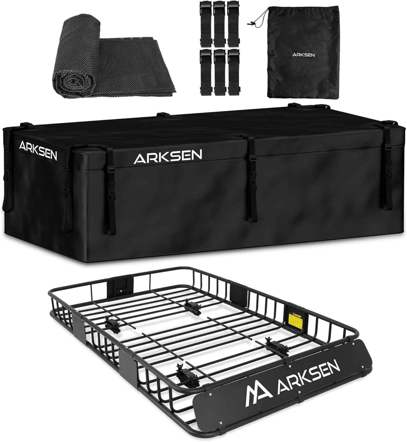 Universal Heavy Duty Roof Rack Cargo Carrier for SUVs and Trucks