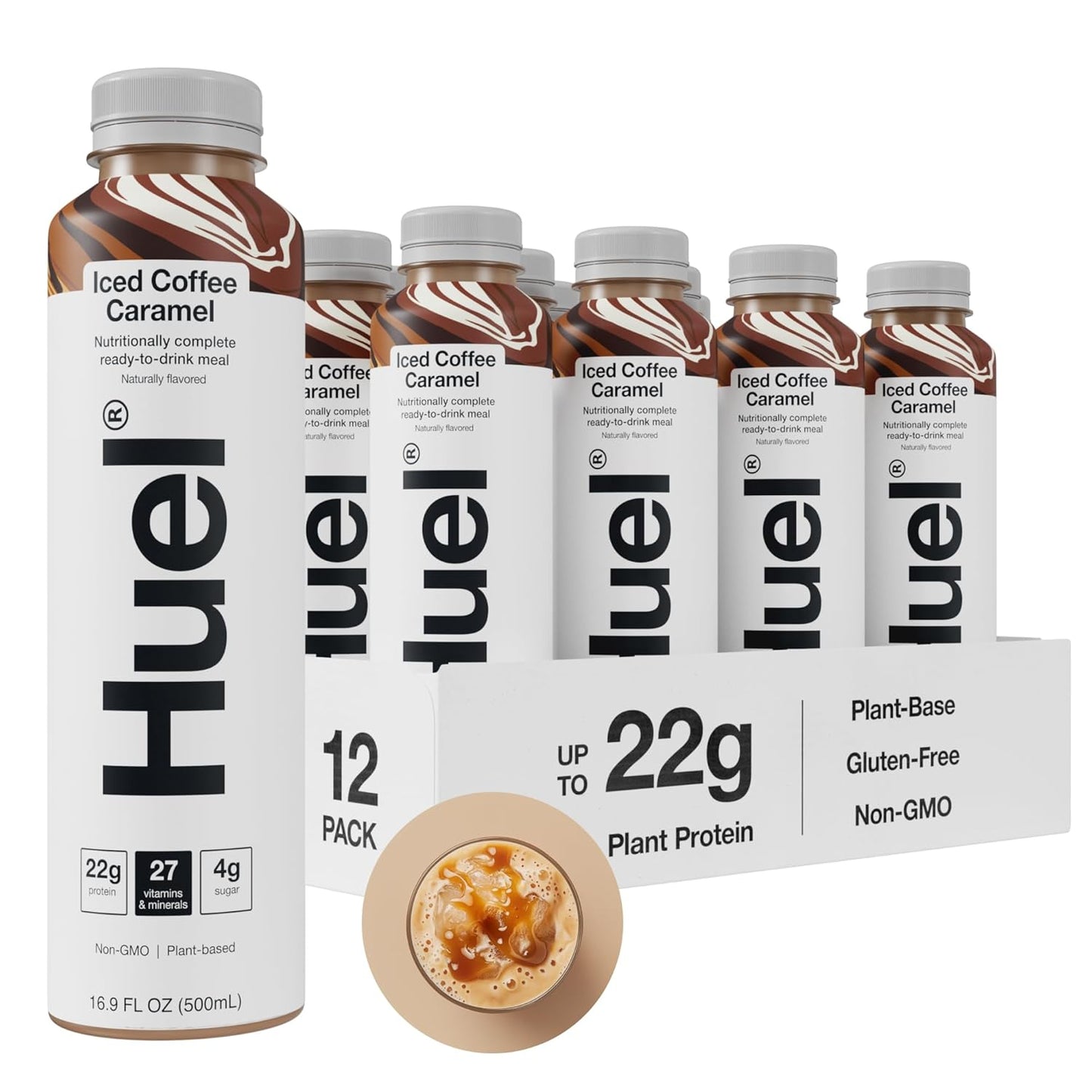 Huel Ready-to-Drink Iced Coffee Caramel Meal Replacement Shake
