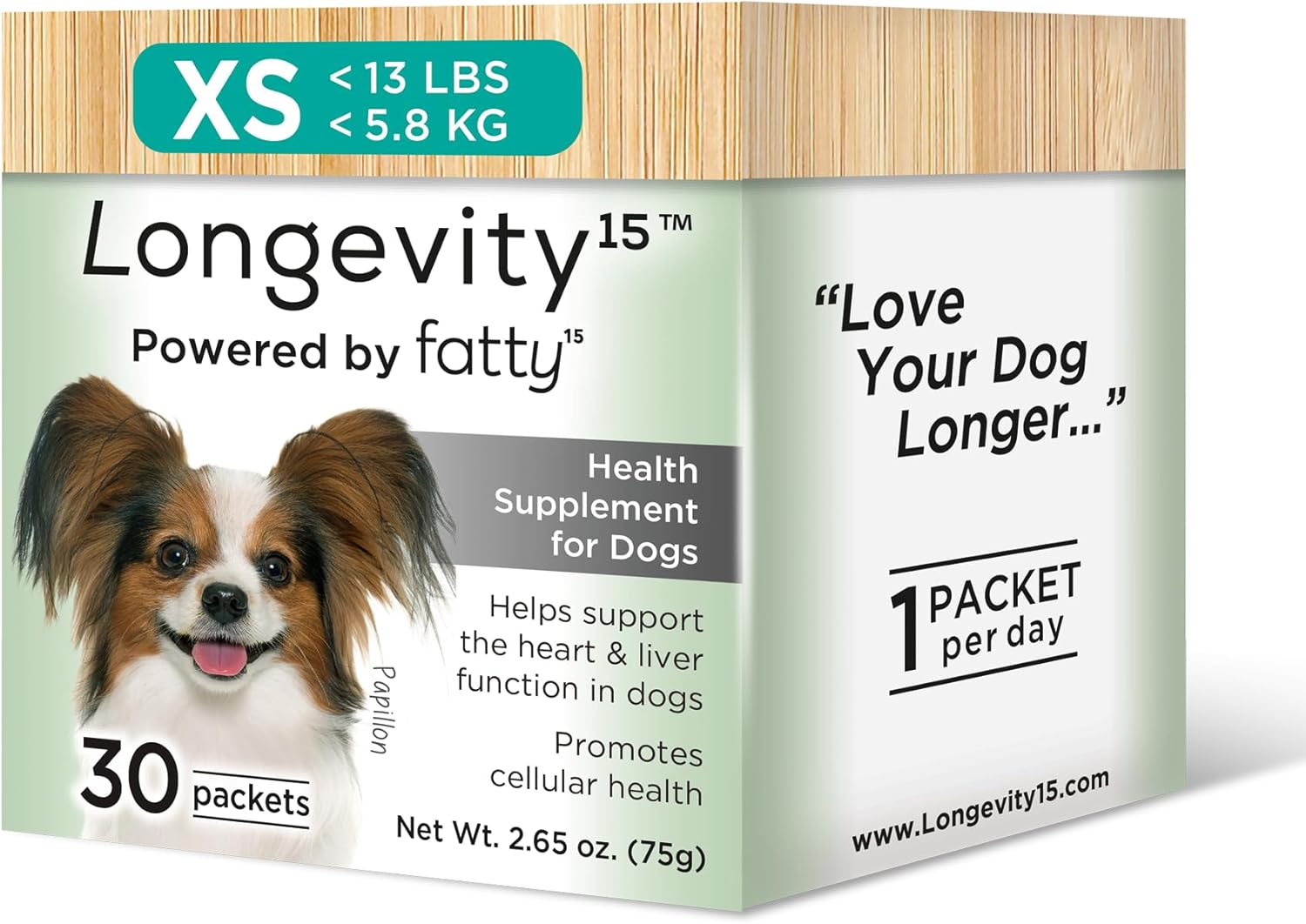 Longevity15 C15:0 Fatty Acid Health Supplement for Dogs