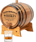 Personalized 3 Liter Oak Aging Barrel with Stand - Fast Barrel Aging