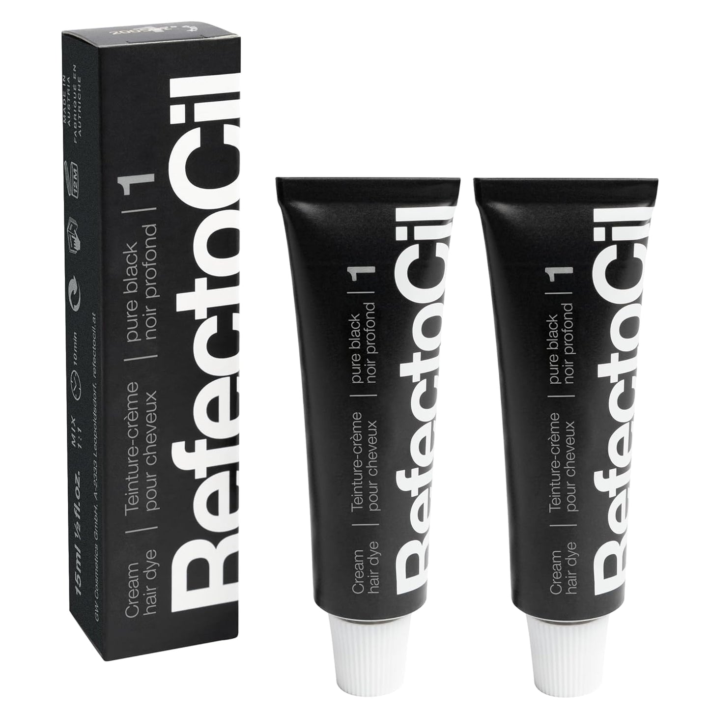 RefectoCil Cream Hair Dye 2-Pack for Long-Lasting Color