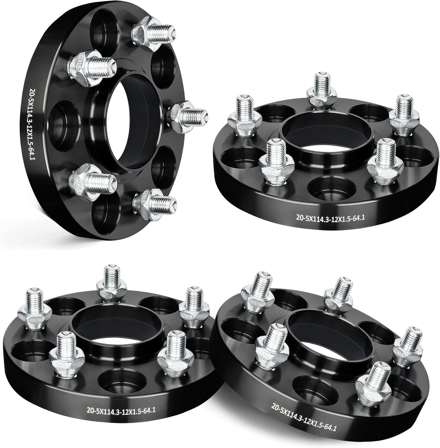 EVIL ENERGY 5x4.5 Wheel Spacers 20 mm for Honda Acura Models