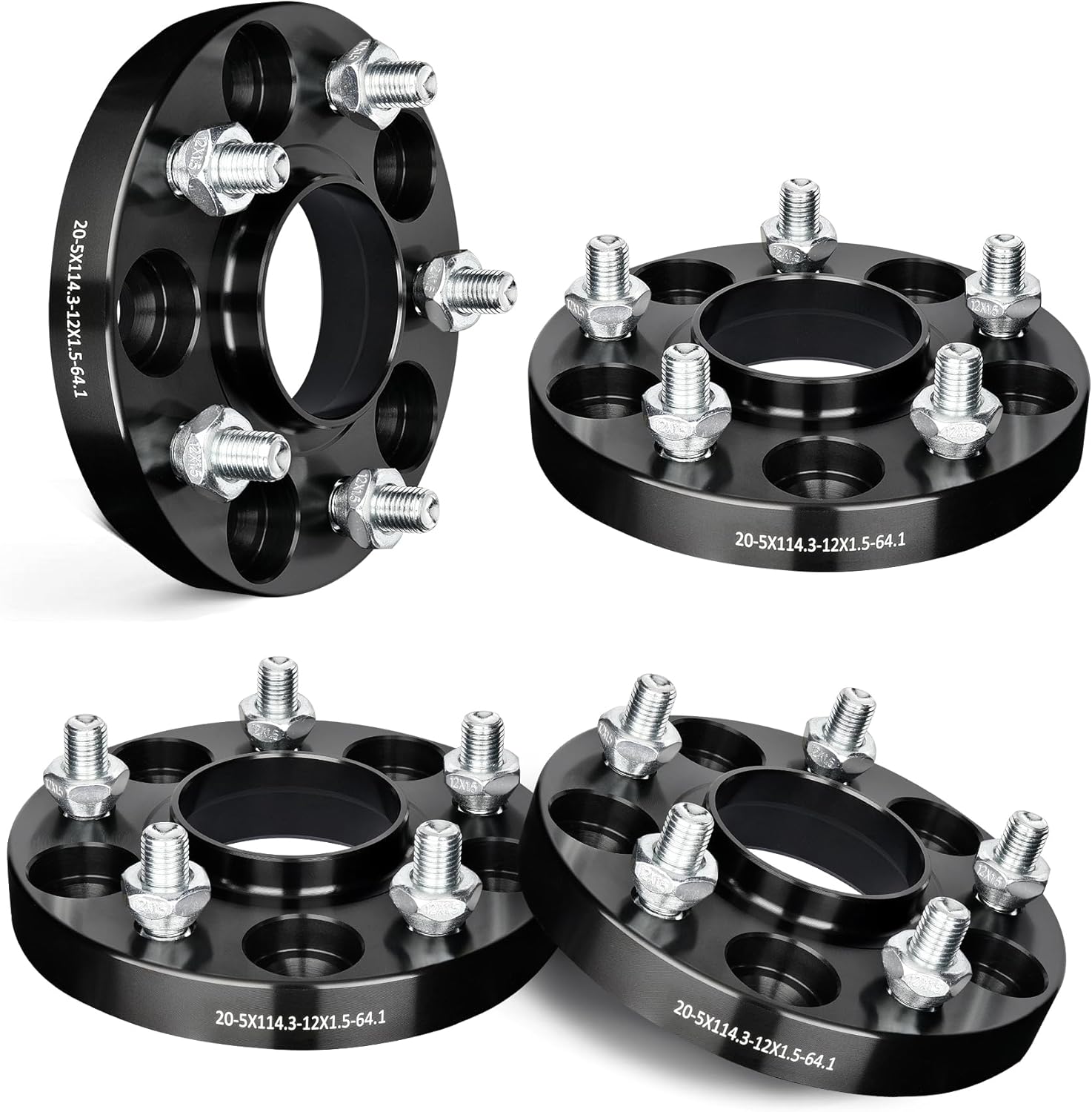 EVIL ENERGY 5x4.5 Wheel Spacers 20 mm for Honda Acura Models