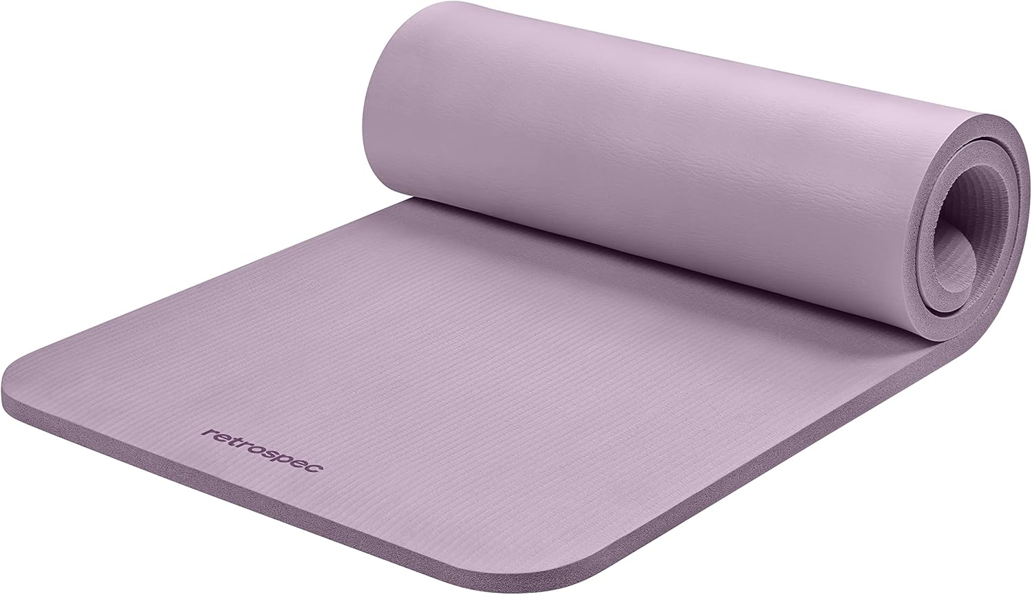 Retrospec Solana Yoga Mat 1in Thick Non Slip for Home Workouts