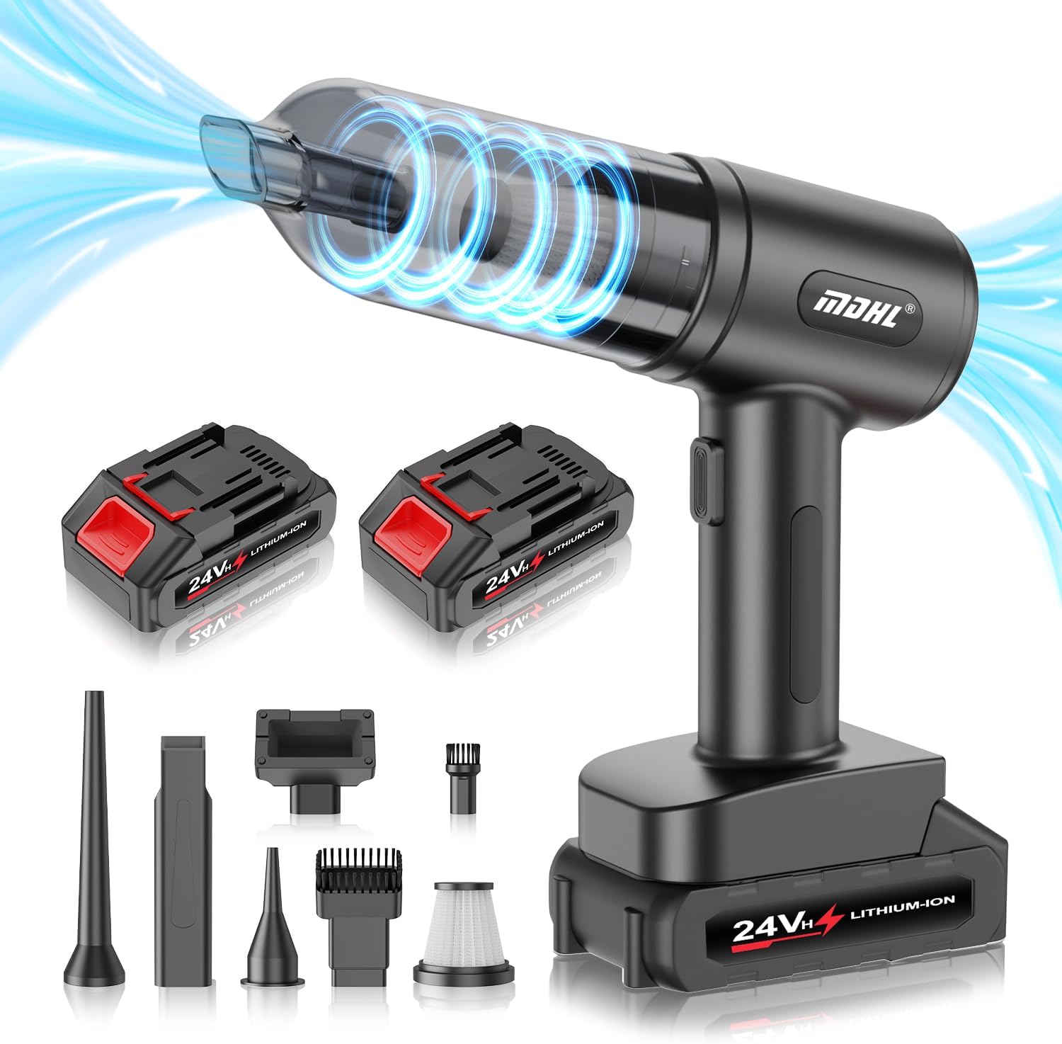 Powerful Cordless Car Vacuum & Blower HCRTGAY