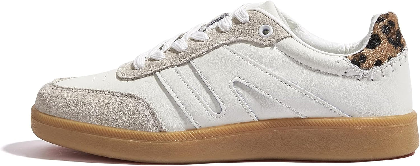 LUCKY STEP Women Classic Retro Gum Sole Fashion Sneakers Review