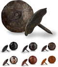 25 Pack 1.25in Round Head Iron Clavos Decorative Nails - Rust