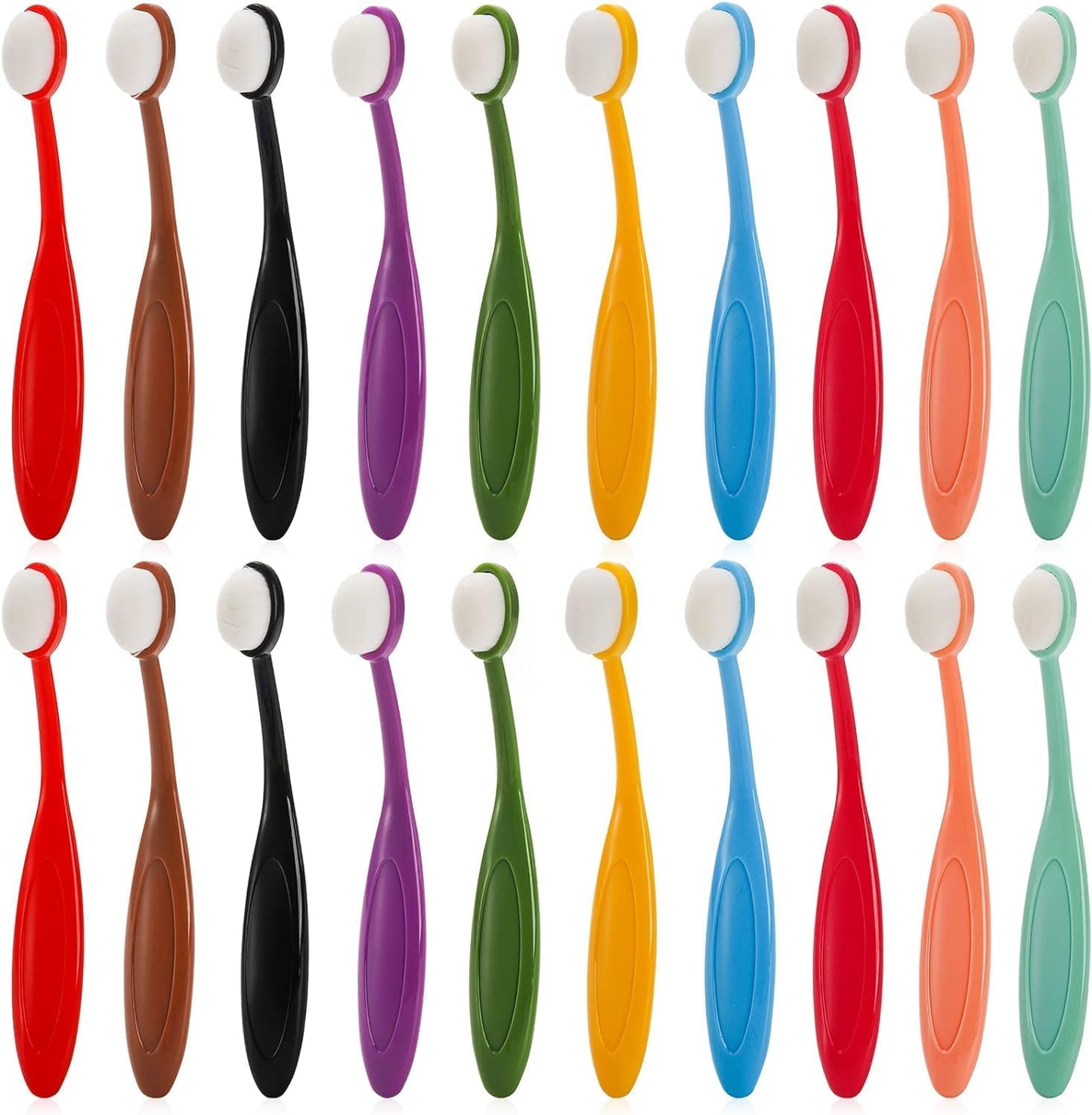Colorful 20 Pack Mini Ink Blending Brushes Set for Crafting