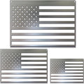 Stainless Steel 50 Star American Flag Stencil Template for Crafts