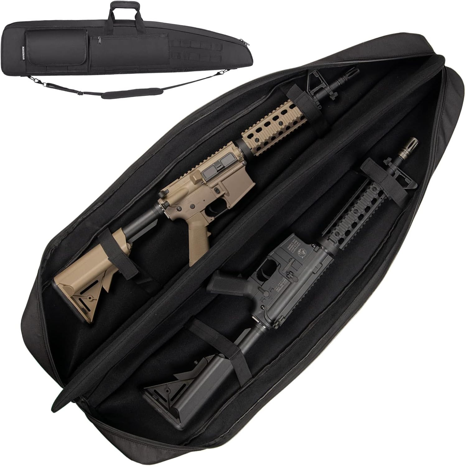 Soft Double Shotgun Rifle Case for 38 42 44 46 52 in Guns