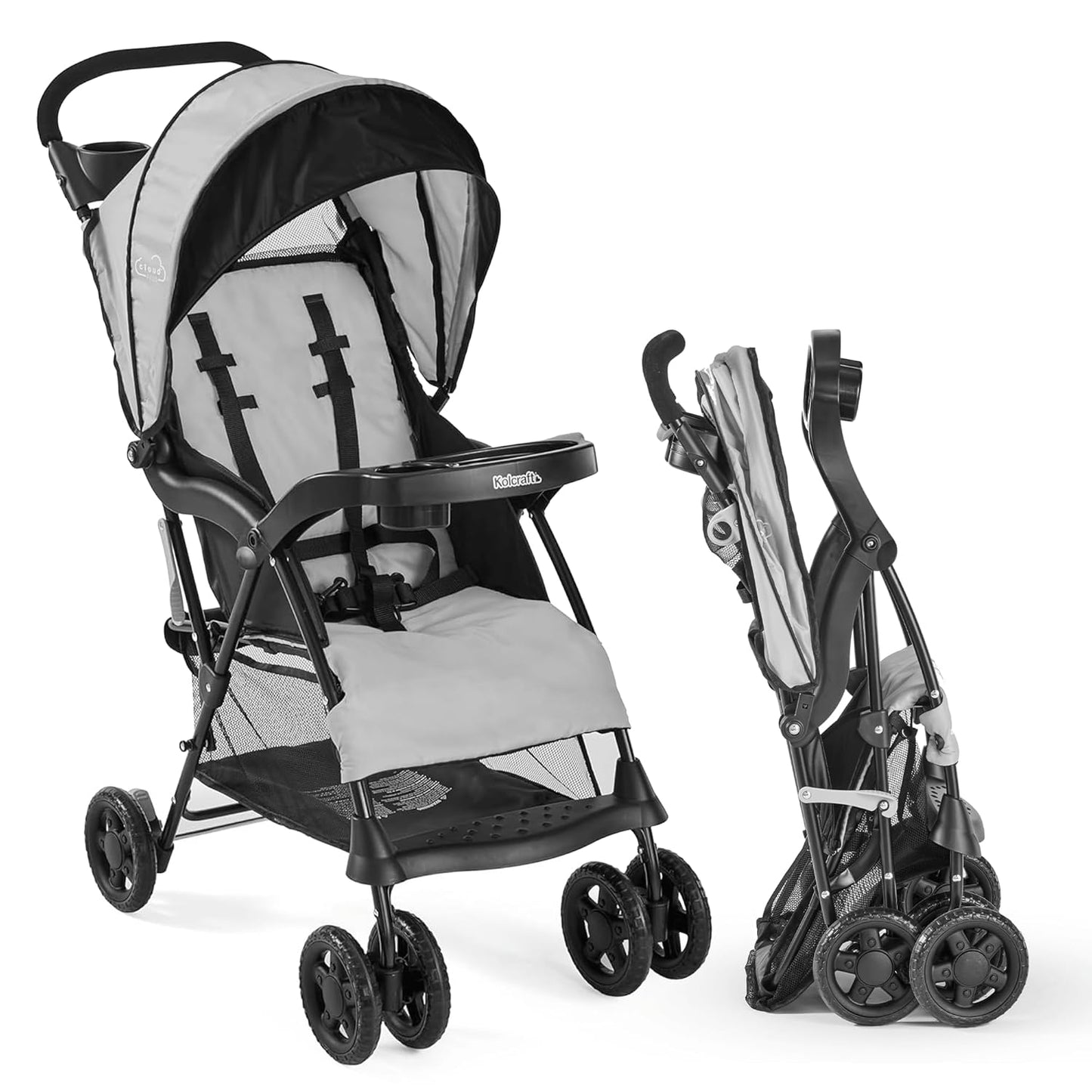 Kolcraft Cloud Plus Lightweight Umbrella Stroller for Travel