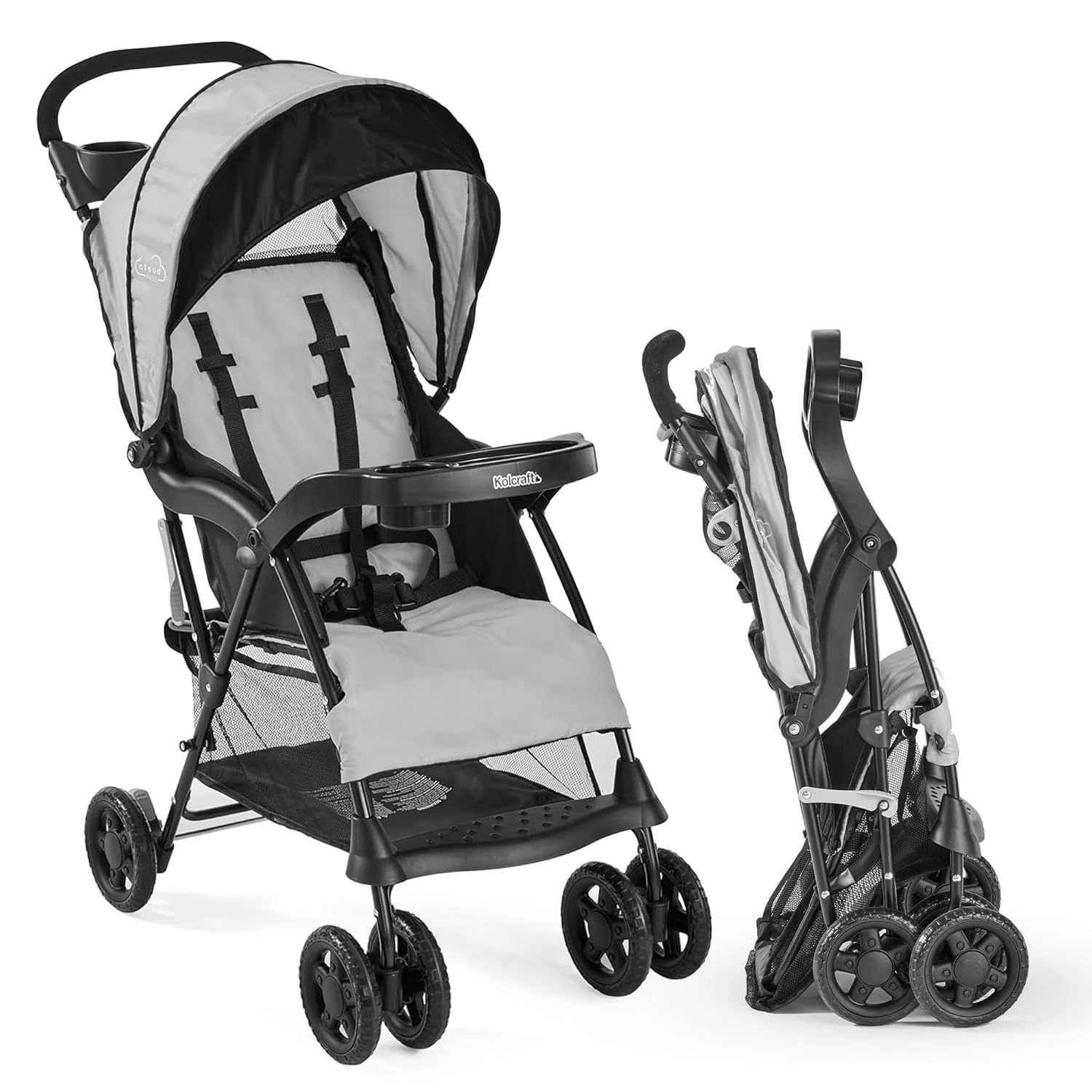 Kolcraft Cloud Plus Lightweight Umbrella Stroller for Travel