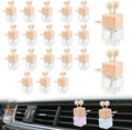 Car Air Freshener Diffuser Bottle 20 Pack - Refillable Vent Clip Set