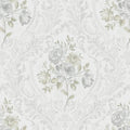 Peel and Stick Floral Damask Wallpaper 17.3 in x 32.75 ft - Vintage