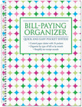 Neon Brights Bill Paying Organizer Book - Personal Account Book 9in x