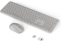 Wireless Keyboard Mouse Combo Aesthetic Quiet Full Size - Ultra-Slim