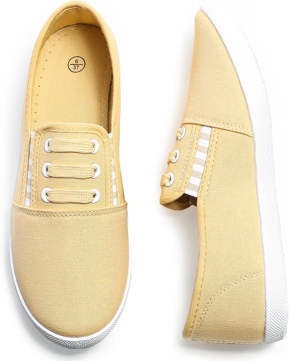 kufeiti Women's Canvas Slip On Shoes for Fashion & Comfort