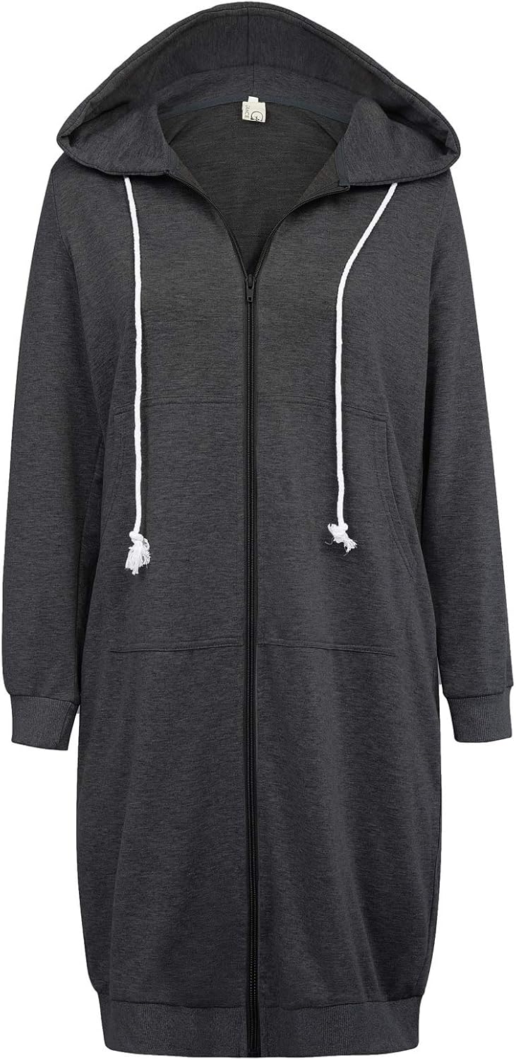 GRACE KARIN Women's Casual Zip Up Hoodie Jacket for All Occasions