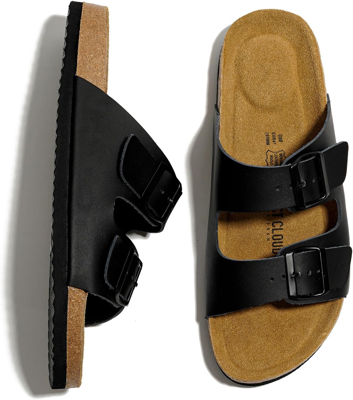 Project Cloud Arizona Genuine Leather Mens Sandals with Comfort