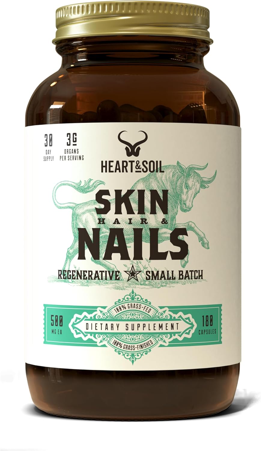 3000mg Skin, Hair and Nails Support Supplement for Wellness