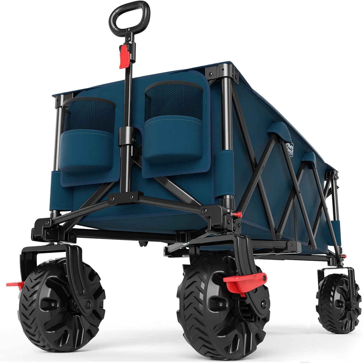 Timber Ridge 51.2in Collapsible Wagon - Heavy-Duty Utility Cart