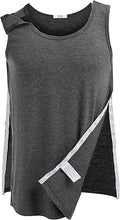 Unisex Shoulder & Side Full Snap-Access Sweat Tank Top - Tearaway