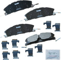 Bendix Priority1 CFM1611A Semi-Metallic Front Brake Pads - Quiet, OE