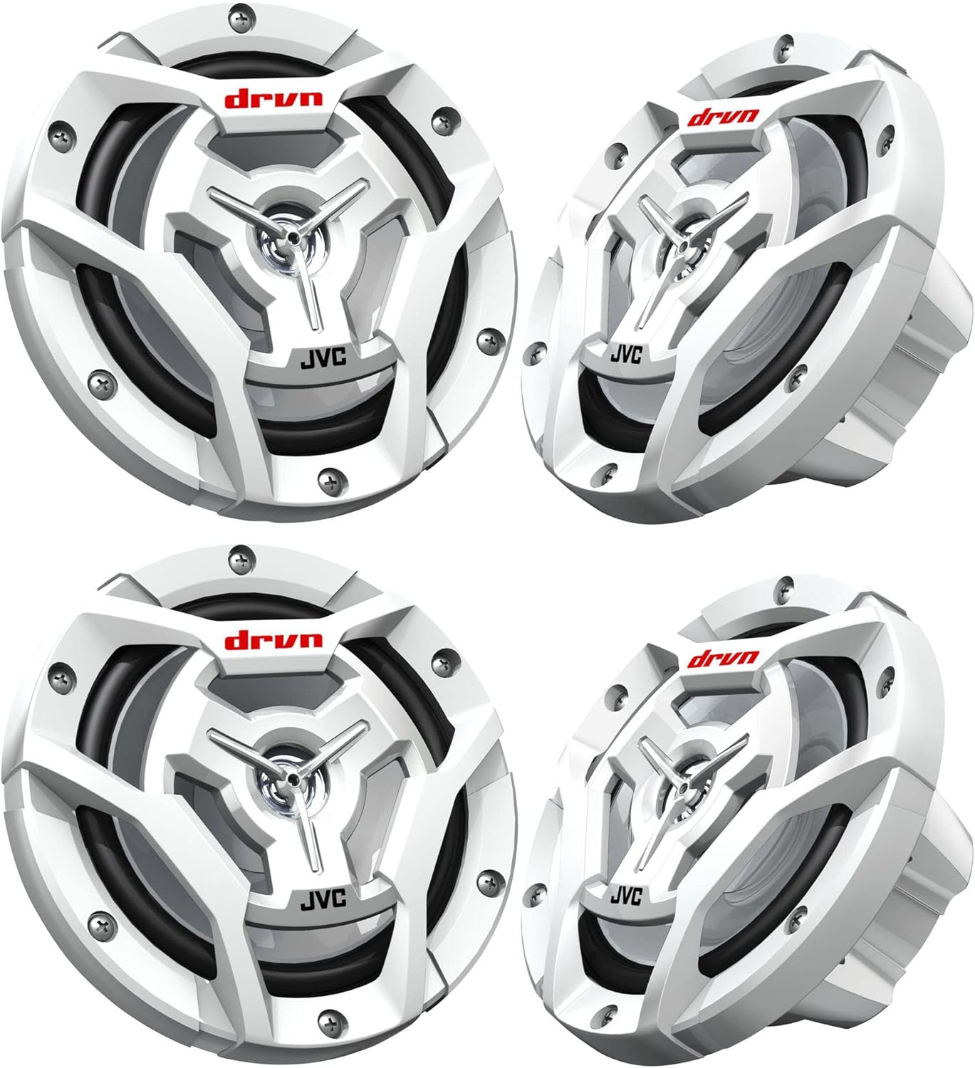 Powerful Sound: JVC 6.5 Marine Speaker Pair
