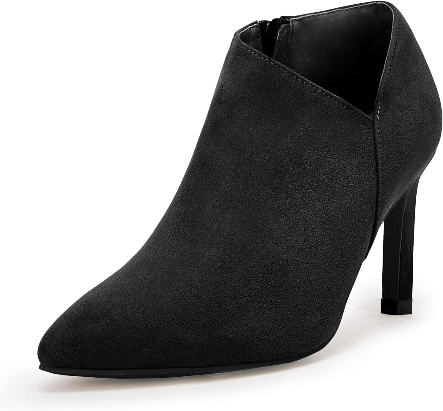 Coutgo Womens Pointed Toe V Cut Ankle Boots for Every Occasion