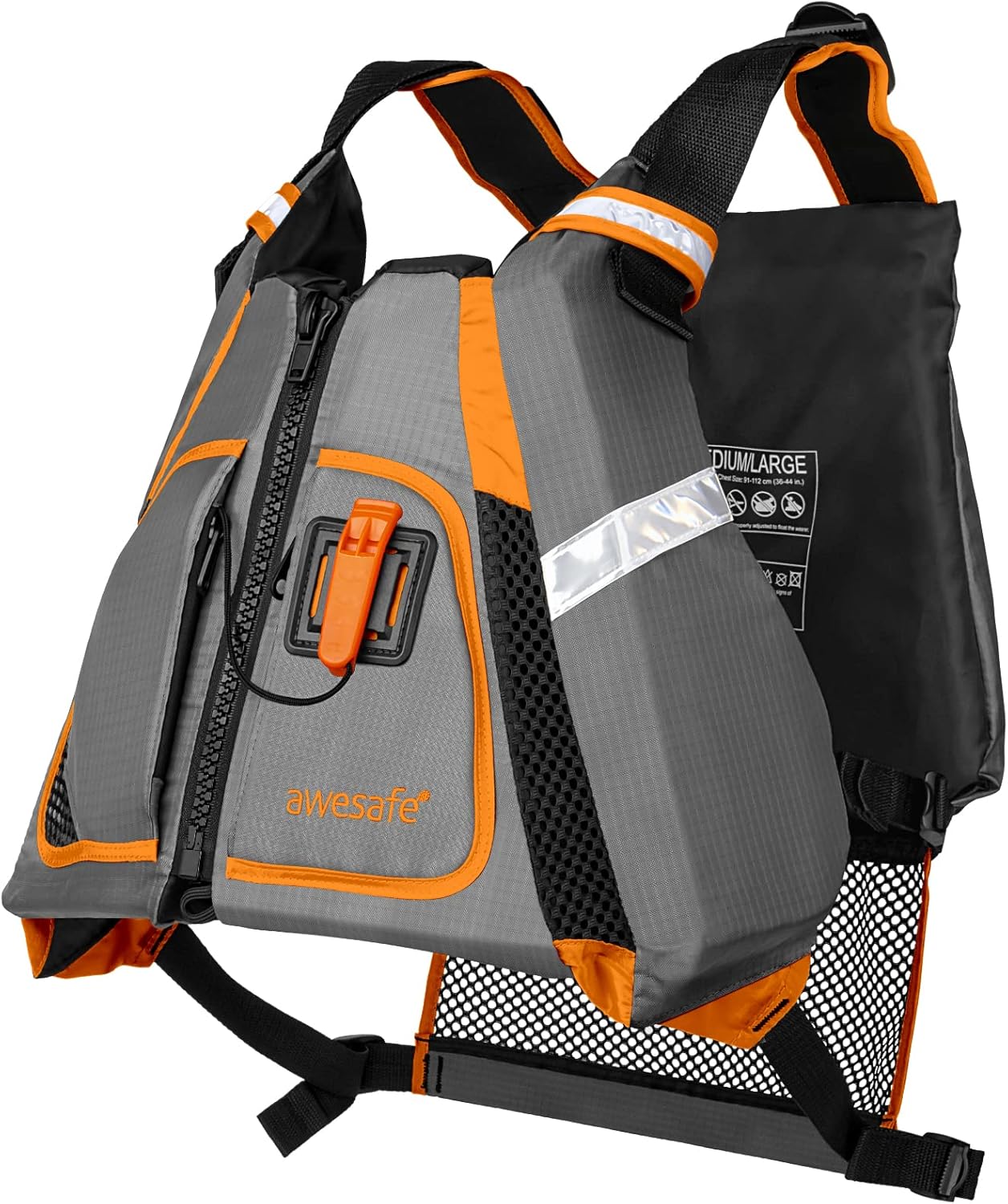 awesafe Adult Watersport Universal Vest for Safety and Comfort