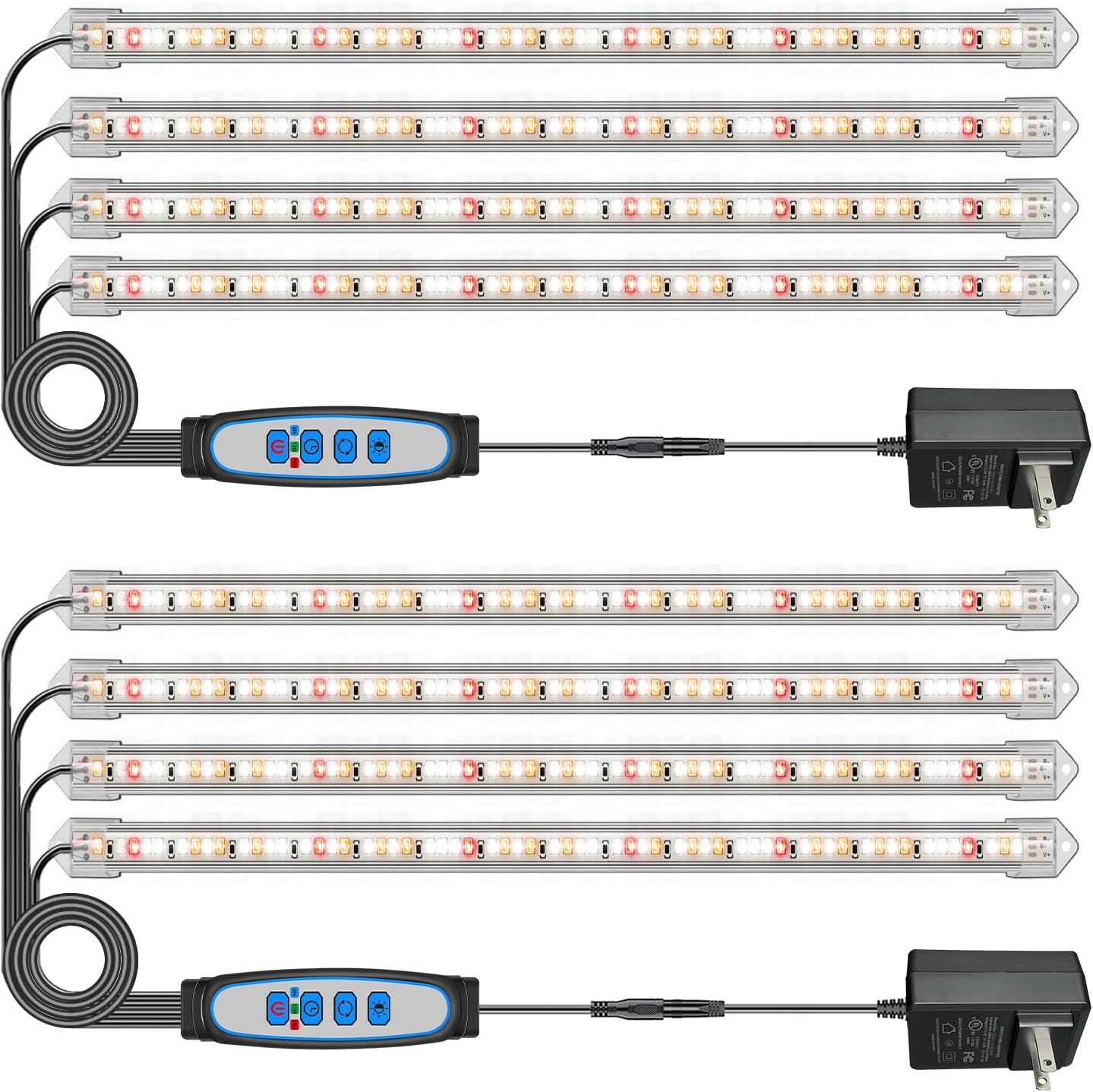Plant Grow Light Strips with Timer for Indoor Plants Growth