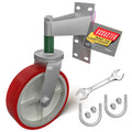 Gate Wheel 8in Fence Gate Wheels for Metal Tube Gate - Heavy Duty