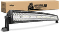 Nilight 33 in LED Light Bar Curved Triple Row - Powerful Off Road Beam
